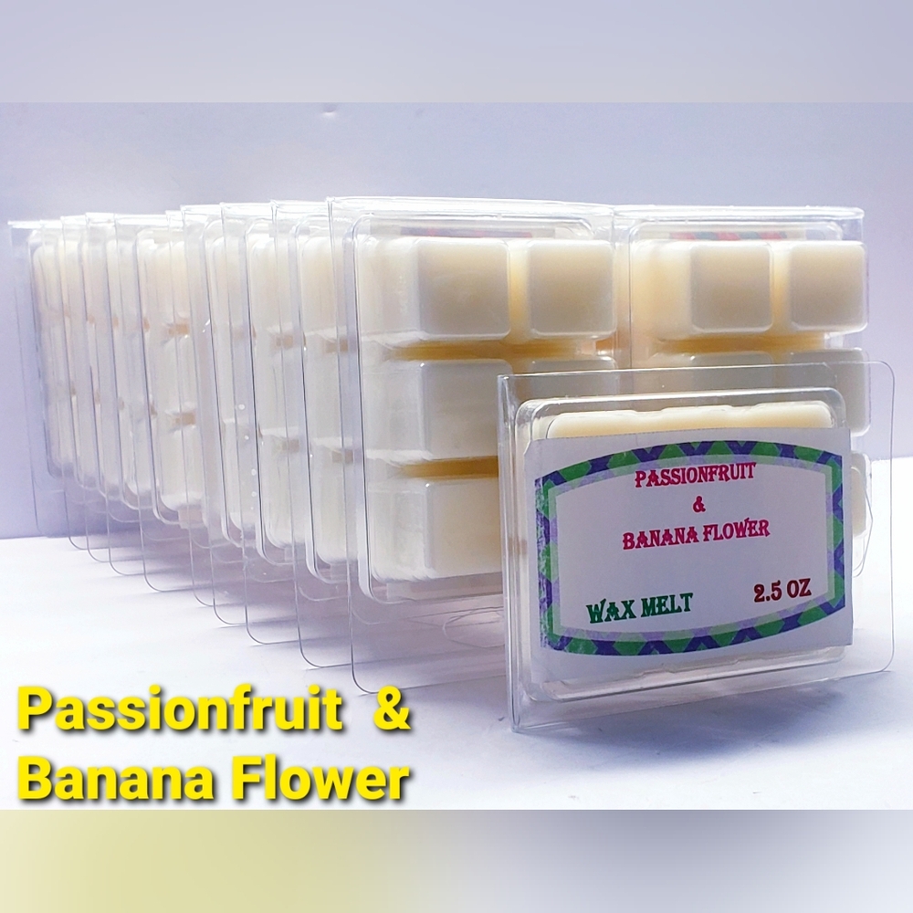 PASSIONFRUIT & BANANA FLOWER -Bath & Body Works Candle Wax Melts- $8 per pack